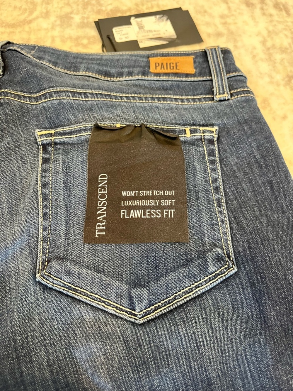 PAIGE Skyline Skinny Jeans Size 30 NWT Mid-Rise Stretch Denim - Picture 7 of 10
